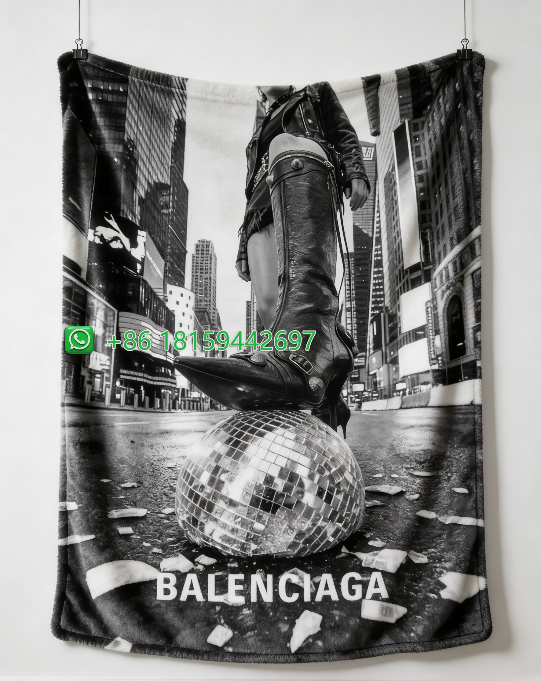 Balenciaga Throw Blankets